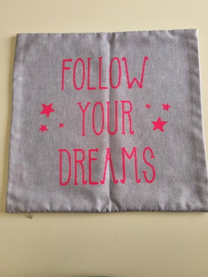 Nef nef homewear pillowcase used 42x42 for kids and teens room
