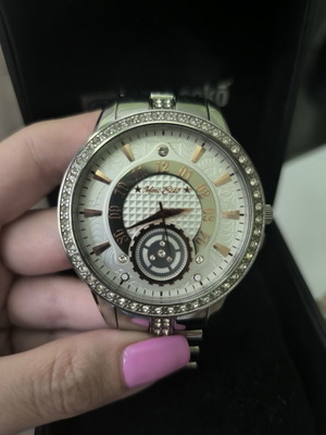 Marc Ecko Unisex Watch like new, silver stainless steel bracelet