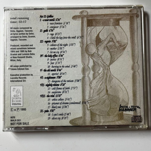 Time Machine Act II: Galileo CD used, metal