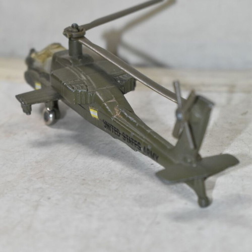ERTL AH-64 Apache Diecast Military Helicopter Model used