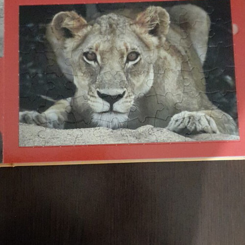 Puzzle book with 5 puzzles of 48 pieces each, like new