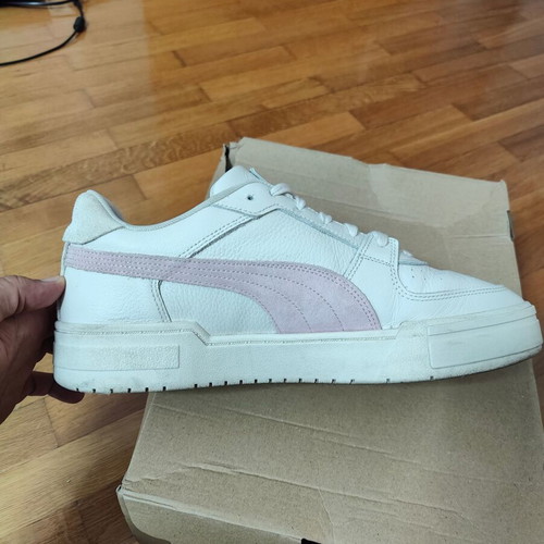 Puma sneakers size 46, white with grey detail