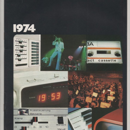 SABA 1974 Model Catalog used, televisions, cassette players, radios
