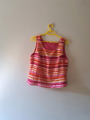 Pink top like new, size L