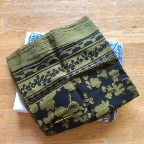 Cotton scarf like new with gift cotton pareo
