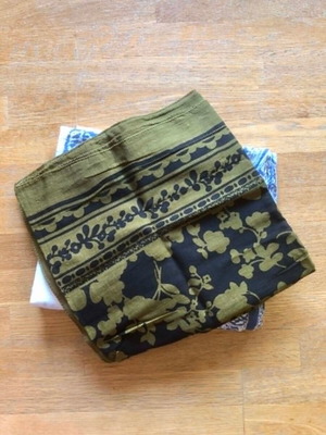 Cotton scarf like new with gift cotton pareo