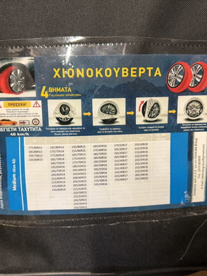 Αντιολισθητική χιονοκουβέρτα Medium καινούργια