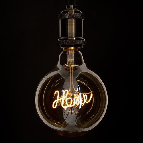 Globostar Home 99254 E27 G125 LED Bulb 2.4W 204lm Ultra Warm White 2200K new