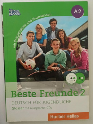 Beste Freunde 2 Glossar German learning book like new, level A2