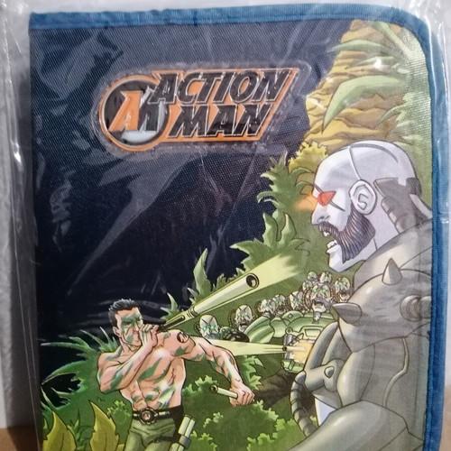 Vintage Action Man school bag and pencil case by Paxos, new