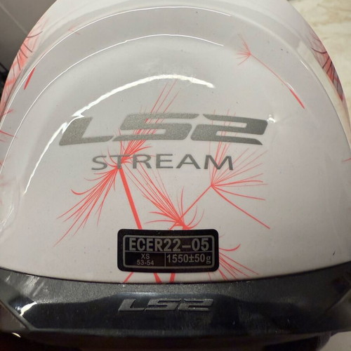 LS2 Stream motorcycle helmet extra small like new with pinlock and sun visor