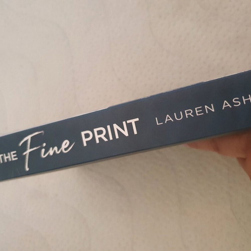 The Fine Print book used, English