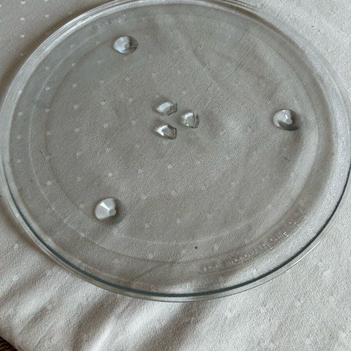 Glass tray for microwave oven 34 cm like new
