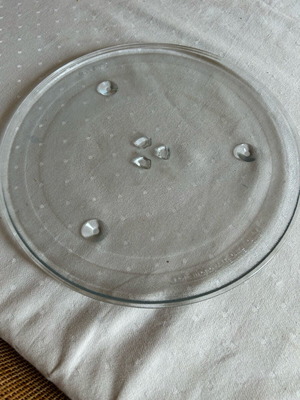 Glass tray for microwave oven 34 cm like new