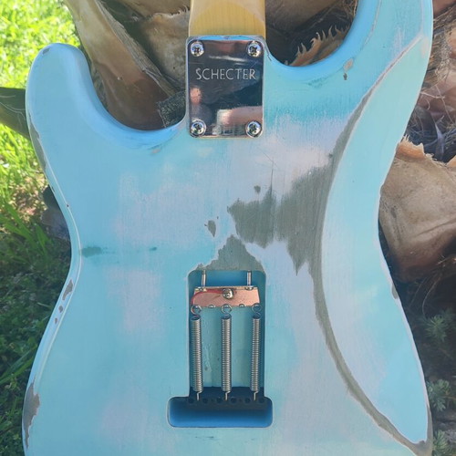 Schecter California Vintage Series electric guitar with relic look