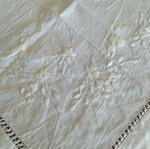 Square handmade tablecloth 90x92 new