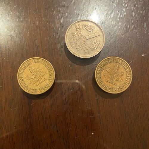 Collection of old coins used, 67 pcs, from various countries