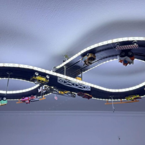 Ceiling light highway design like new with led, dimensions 97×47