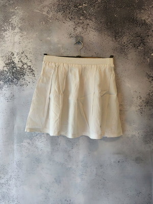 Mini pleated skirt white size small like new