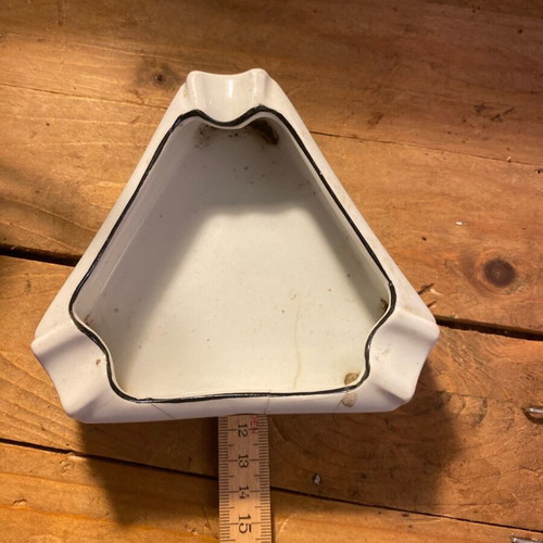 Ceramic ashtray Long John Scotch Whisky used