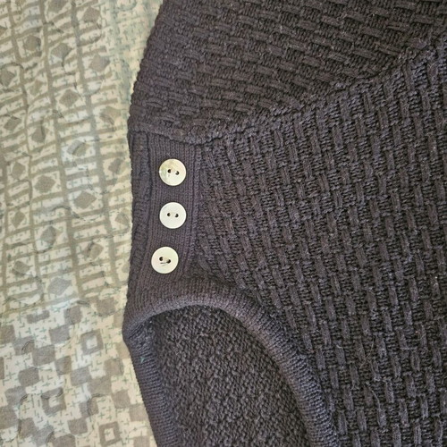 Fransa women's sweater like new, size L, black and brown