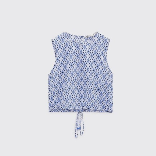 Zara summer set, white and blue