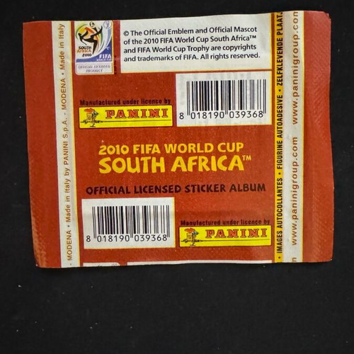 World Cup 2010 sealed sticker pack