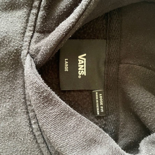 Vans kids sweatshirt used, size L, black