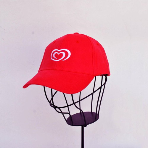 Vintage cap with embroidered Heart Ice Cream logo like new