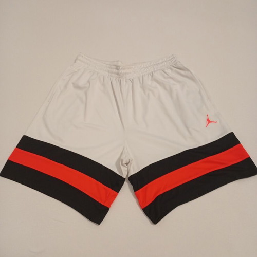 Jordan athletic shorts, white and red, XXL, new
