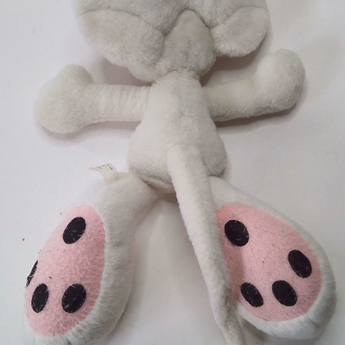 Plush Mouse Diddl Thomas Goletz used, height 34 cm
