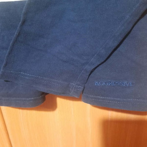 Aggressive Collection Long Sleeve Shirt Medium like new, blue and red for kids and teens