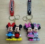 Μπρελόκ Minnie & Mickey σετ 12 τεμ., καινούργιο σχέδιο σιλικόνης