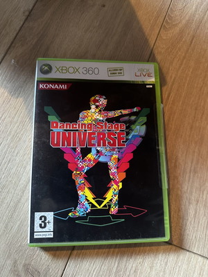 Dancing Stage Universe Xbox 360 game like new, complete with manual