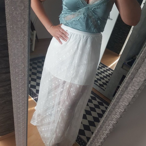 Guess lace skirt new, women's, size 36/S, white