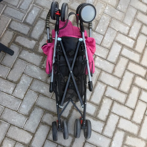 Kiddo baby stroller used, pink color