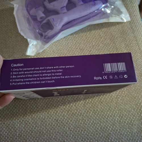 DRS 6 in 1 Derma Roller System microneedling set, new sealed