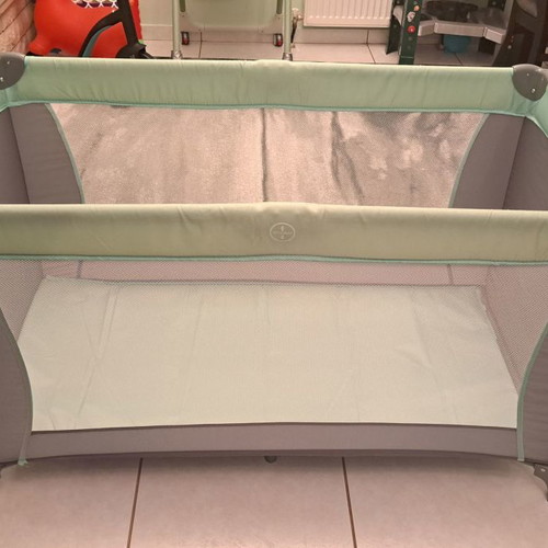 Playpen used, dimensions 125 cm x 65 cm