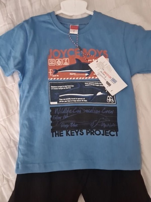 Joyce summer set boy size 2 new, black and blue