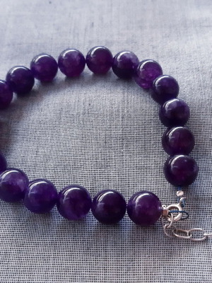 Itaka bracelet with natural amethyst and 925 silver