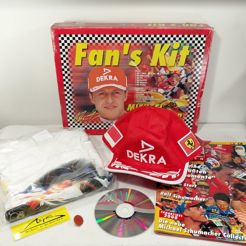 Michael Schumacher Fan’s Kit μεταχειρισμένο, επίσημο vintage σετ Formula 1