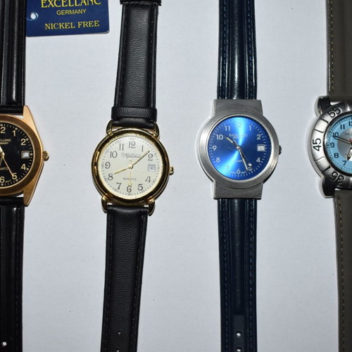 Men's quartz wristwatches new, pack of 10
