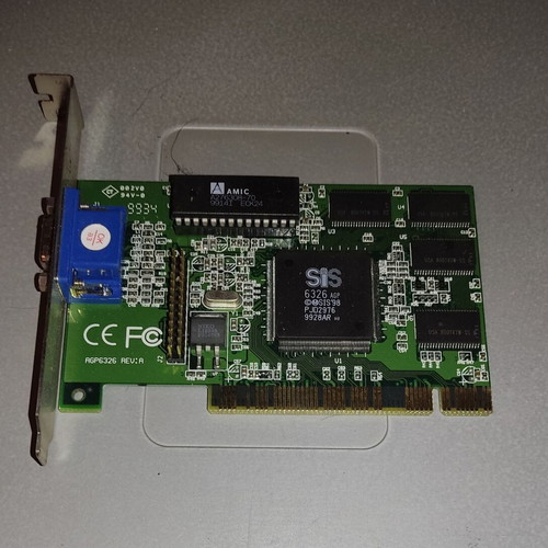 SiS 6326 PCI VGA used functional graphics card