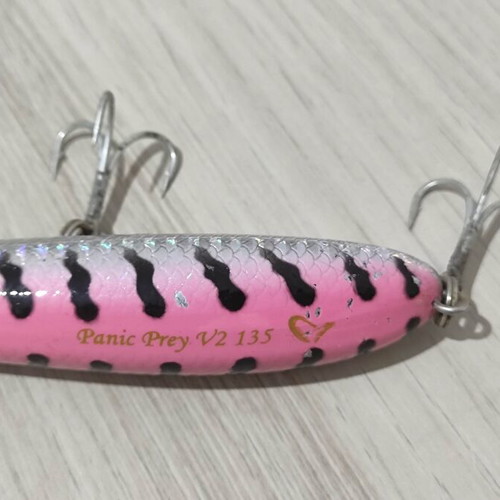 Savage Gear Panic Prey V2 105 and Pop Walker PW 80 topwater lures like new