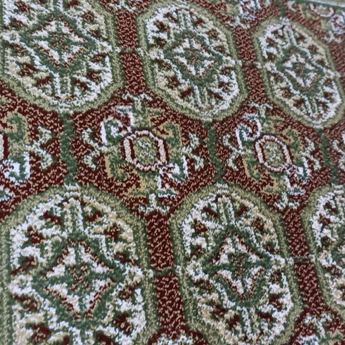Wool runner rug by the meter with beautiful colors and pattern