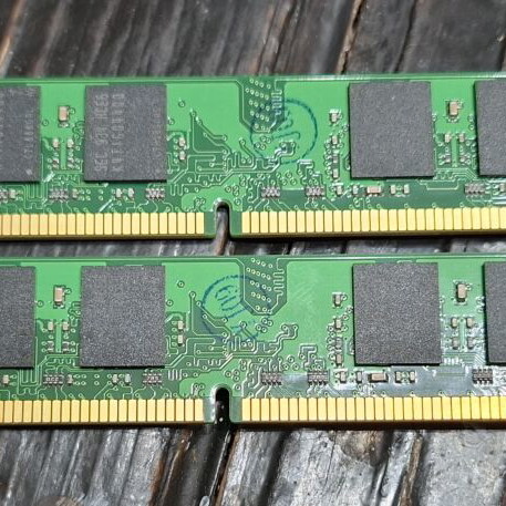 Σετ μνήμες RAM 4GB (2x2GB) DDR2 800MHz PC2-6400 σαν καινούργιο
