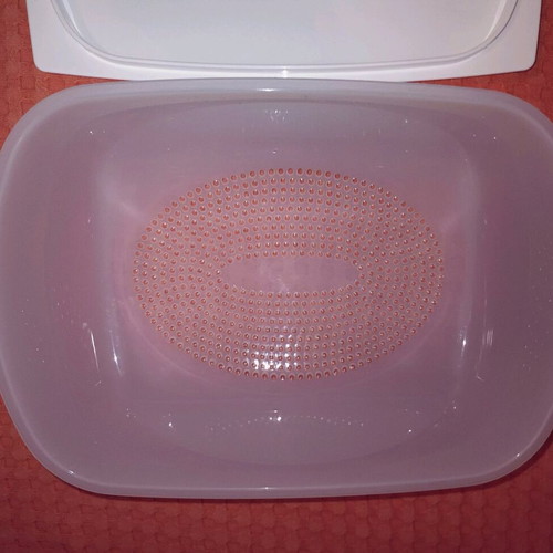 Large Tupperware cheese container like new with CondensControl technology 30.6x20.5 cm
