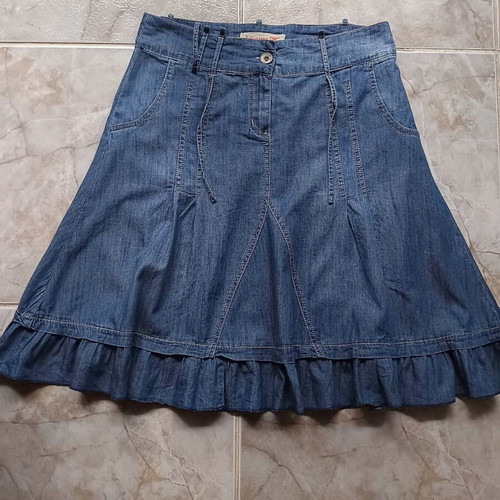 Louise Orop denim skirt new, 100% cotton, size L