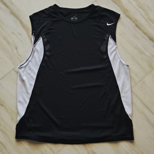 Nike vintage dry-fit compression tank top size L like new, black