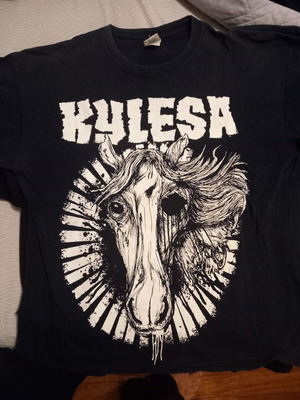 Kylesa tour shirt, original artwork, XL, black